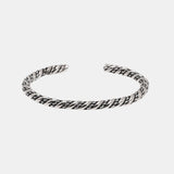 S925 Sterling Silver Multiple Twisting Line Bracelet for Men and Women Retro Bangle Fine Jewelry Party Gift Accessories