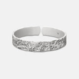 999 Sterling Silver Cuff Bangles For Men and Women 7mm 11mm Wide Viking Armband Handcrafted Antique Jewelry