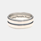 Dean Winchester Ring Authentic 925 Silver Supernatural Aphorism Engraving Saving People, Hunting Things, The Family Business