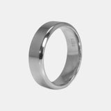 925 Sterling Silver 6mm Classic Polished Ring for Men and Women Free Name Engraved Inside Smooth Wedding Band Minimalism Jewelry