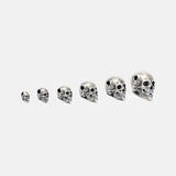 S925 Sterling Silver Gothic Punk Rock Style Men Women Pendant Vintage Skull Pendant Fashion Jewelry