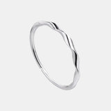 Genuine 999 Sterling Silver Twisted Cuff Bracelets and Bangles for Men Women Matte Polished Minimalist Jewelry