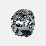 Wholesale S925 Silver Open Pixiu Silver Ring Men Trendy Domineering Index Finger Ring Retro Personality Ring