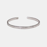 Real 925 Sterling Silver Hammered Cuff Bangles for Men and Women Handmade Polished Fine Jewelry