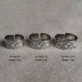 Real 925 Sterling Silver Lotus Rings For Men And Women HEART SUTRA Scriptures Engraved Buddhism Jewelry Size 5-13