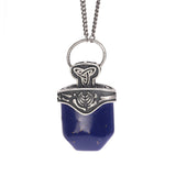 The Vampire Originals Diaries Mikaelson Pendant Necklace 925 Sterling Silver with Natural Lapis Freya's Talisman Inspired Charm